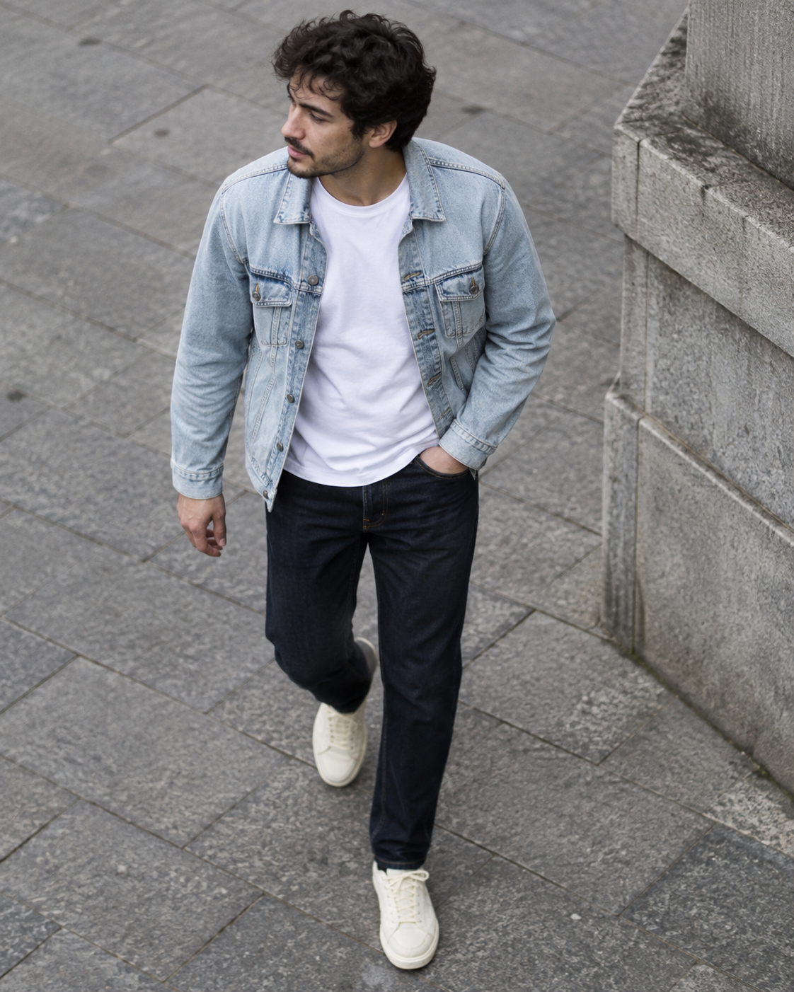 Denim em vista alta — imagem gerada a partir do prompt TANLABS.